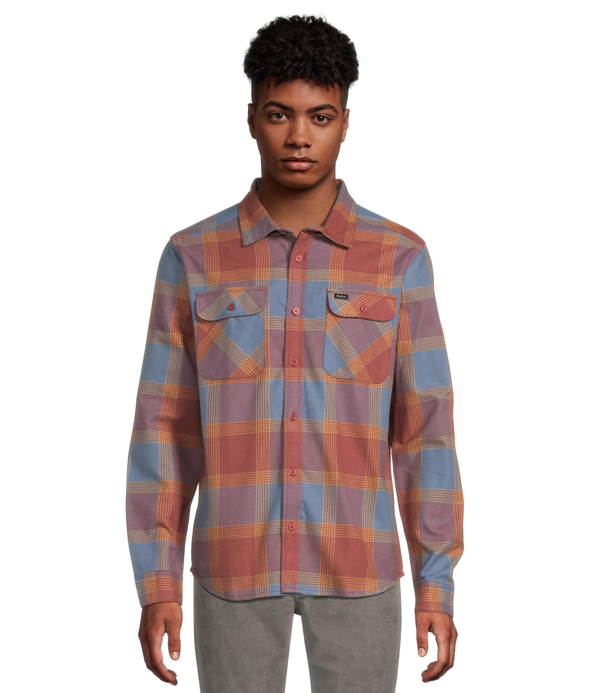 RVCA рубашка Flannel Long Sleeve