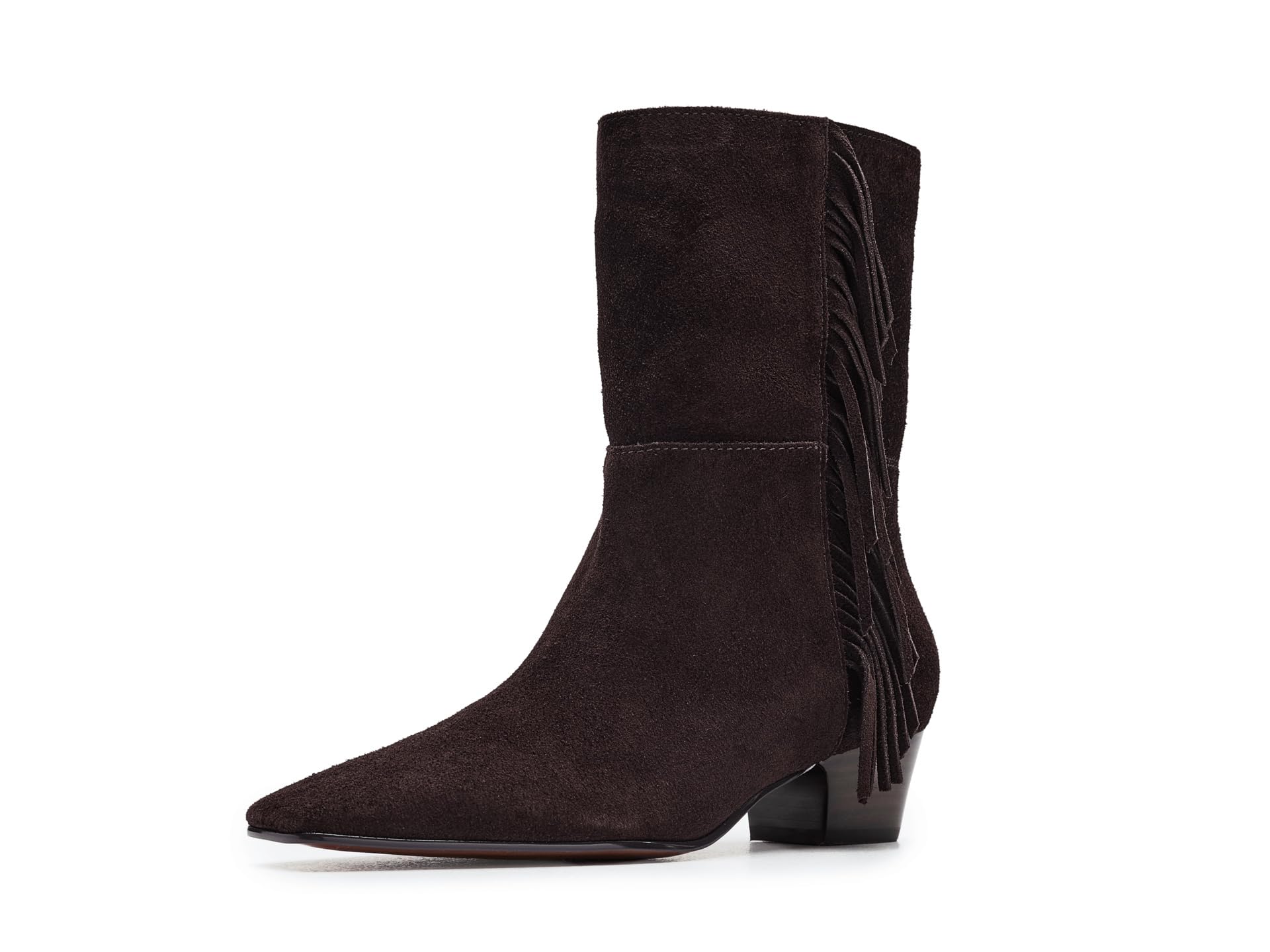 Madewell Замшевые ботильоны The Lexie Fringed Ankle Boot