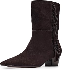Madewell Замшевые ботильоны The Lexie Fringed Ankle Boot