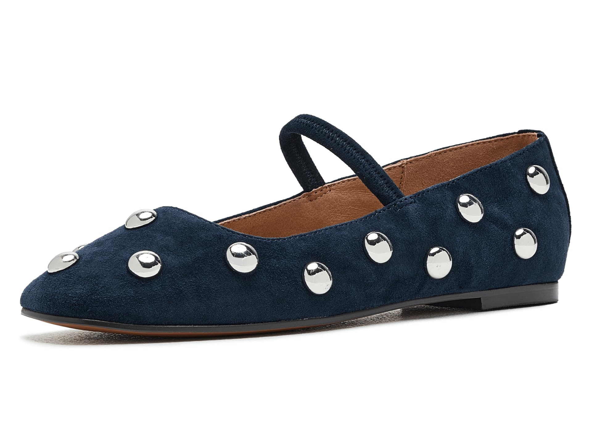 Greta Elastic Mary Jane - Dome Stud