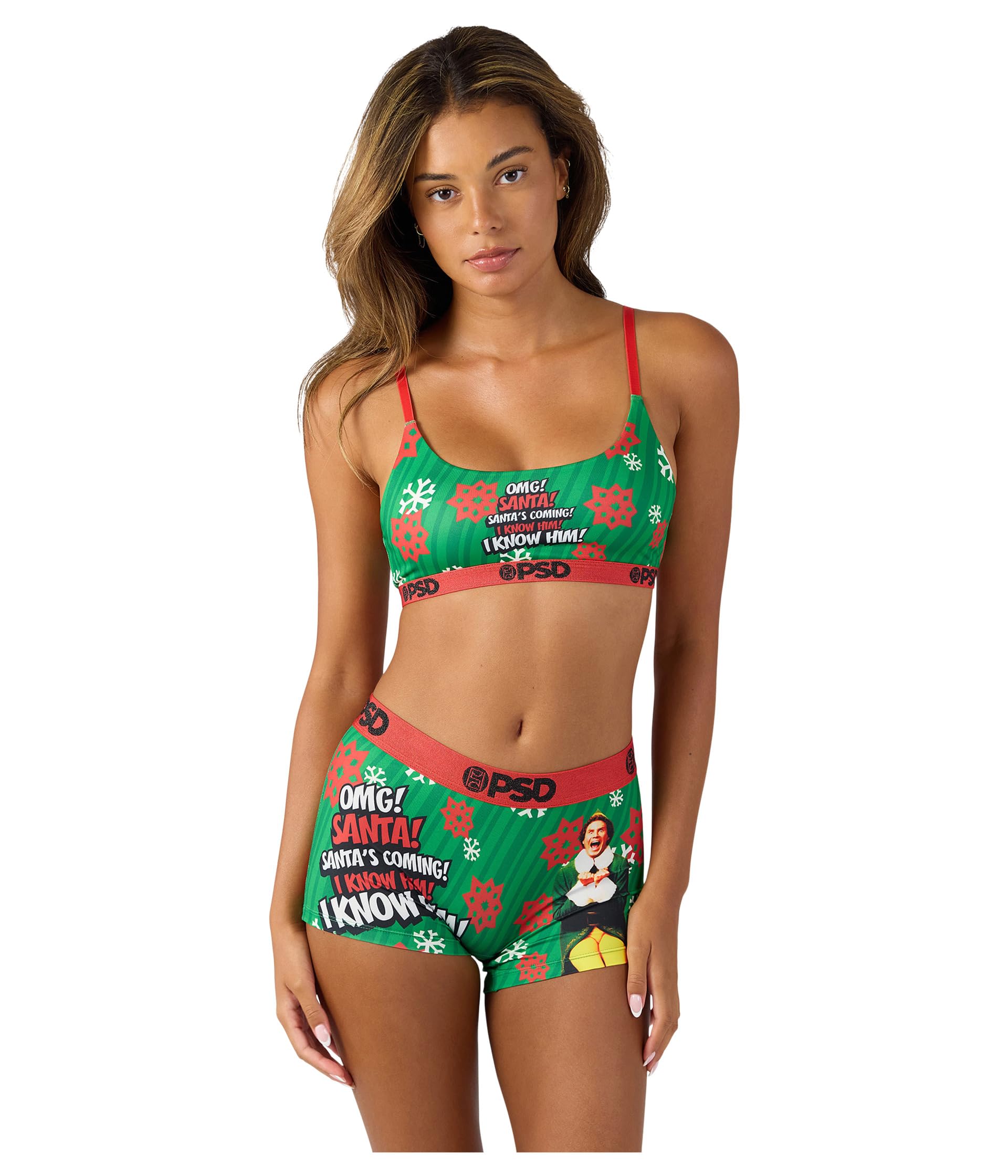 Elf I Know Him Scoop Bralette