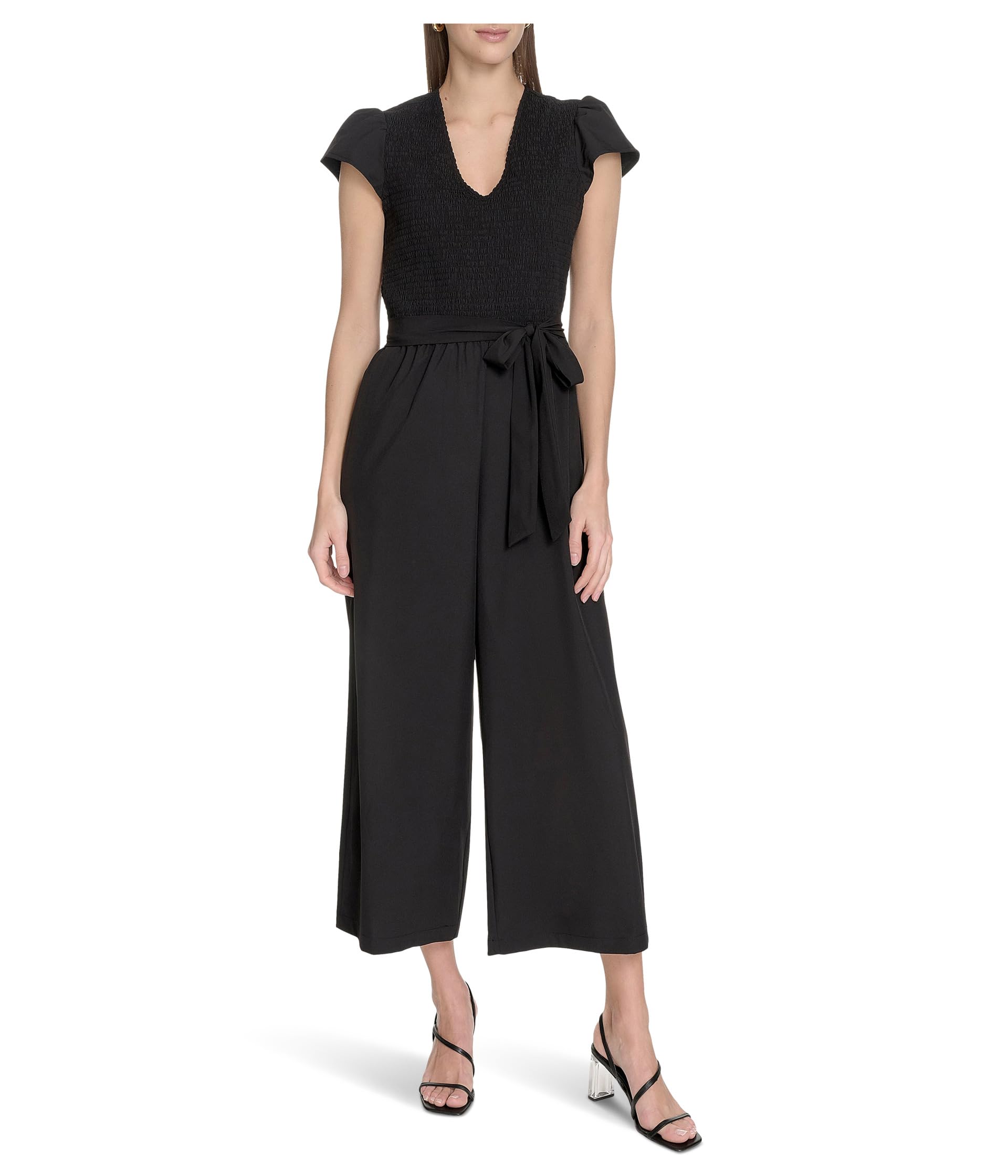 Smocked Commuter Jumpsuit