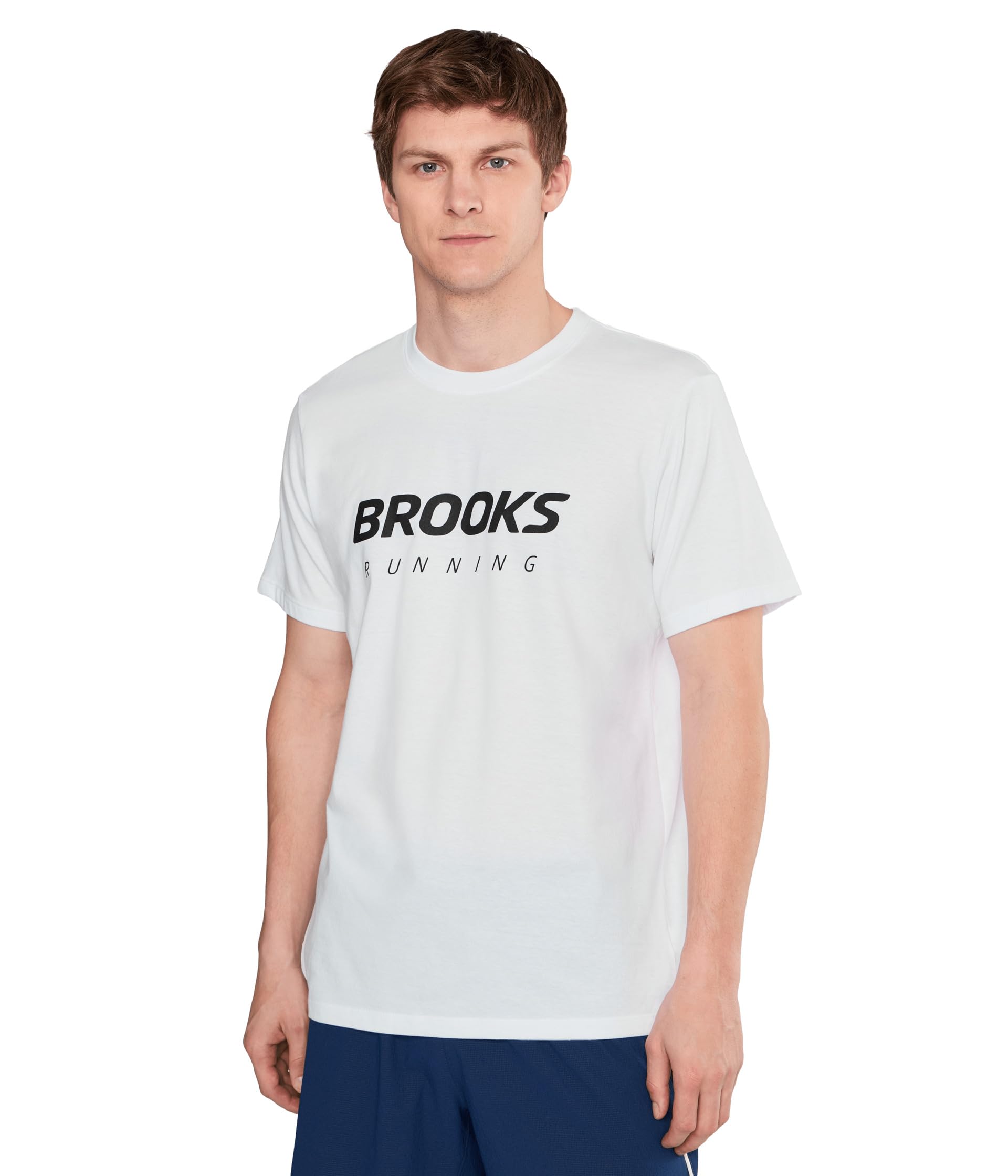 Brooks шорты с графическим принтом и коротким рукавом