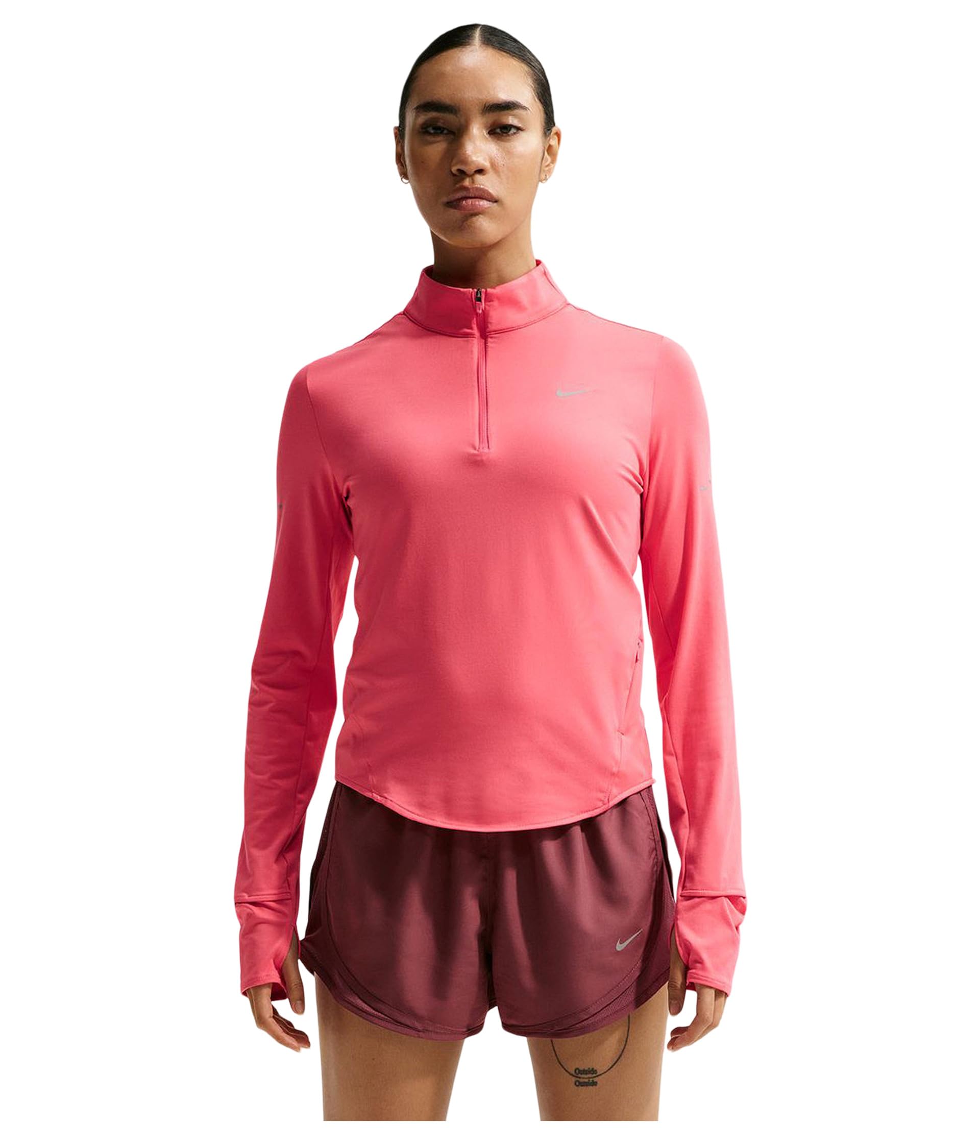 Nike Swift Dri-FIT Ultraviolet спортивный топ на молнии 1/4-Zip