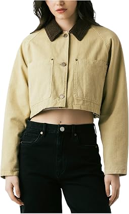 Breaking Camp Cropped Twill Jacket