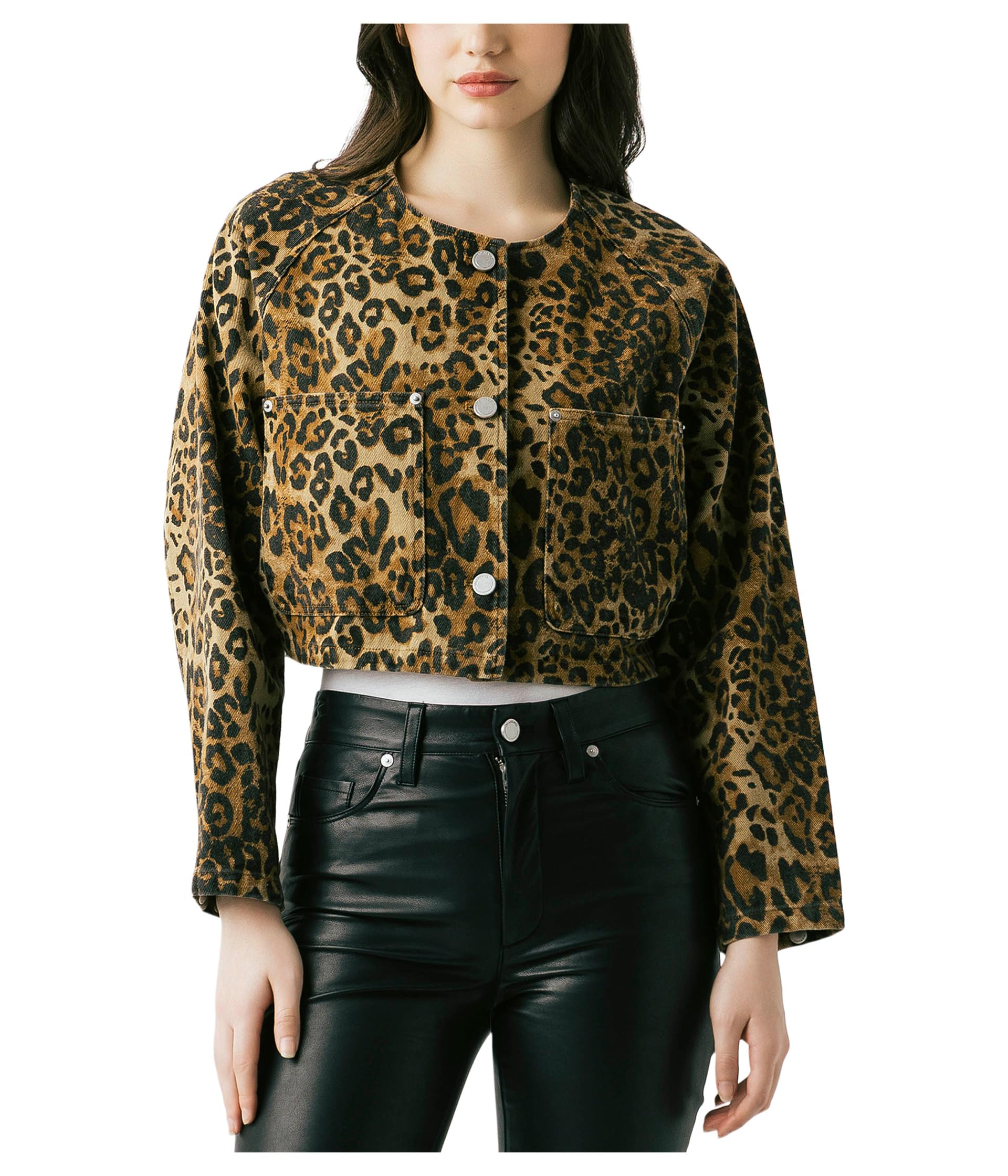 Hear Me Roar Cropped Leopard Jacket