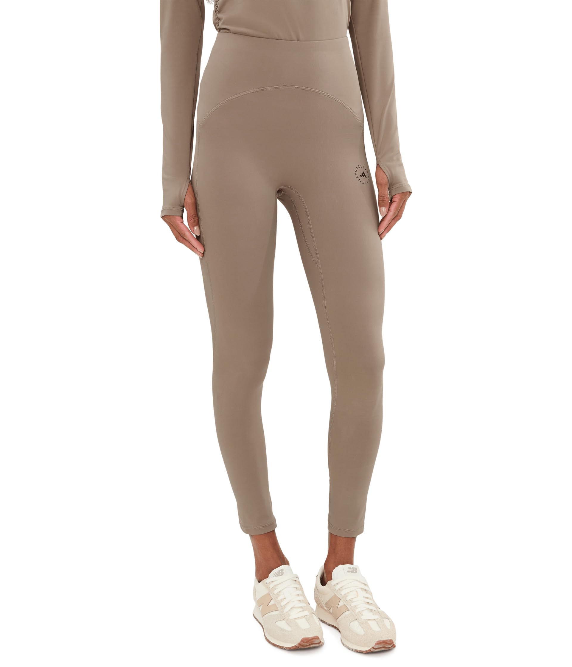 adidas by Stella McCartney леггинсы Studio Ruched с приспущенным краем