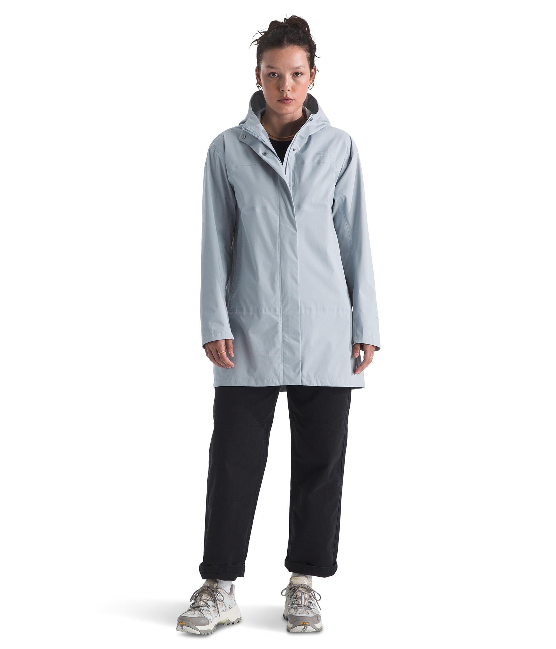 The North Face парка с капюшоном Voyage Rain 3L