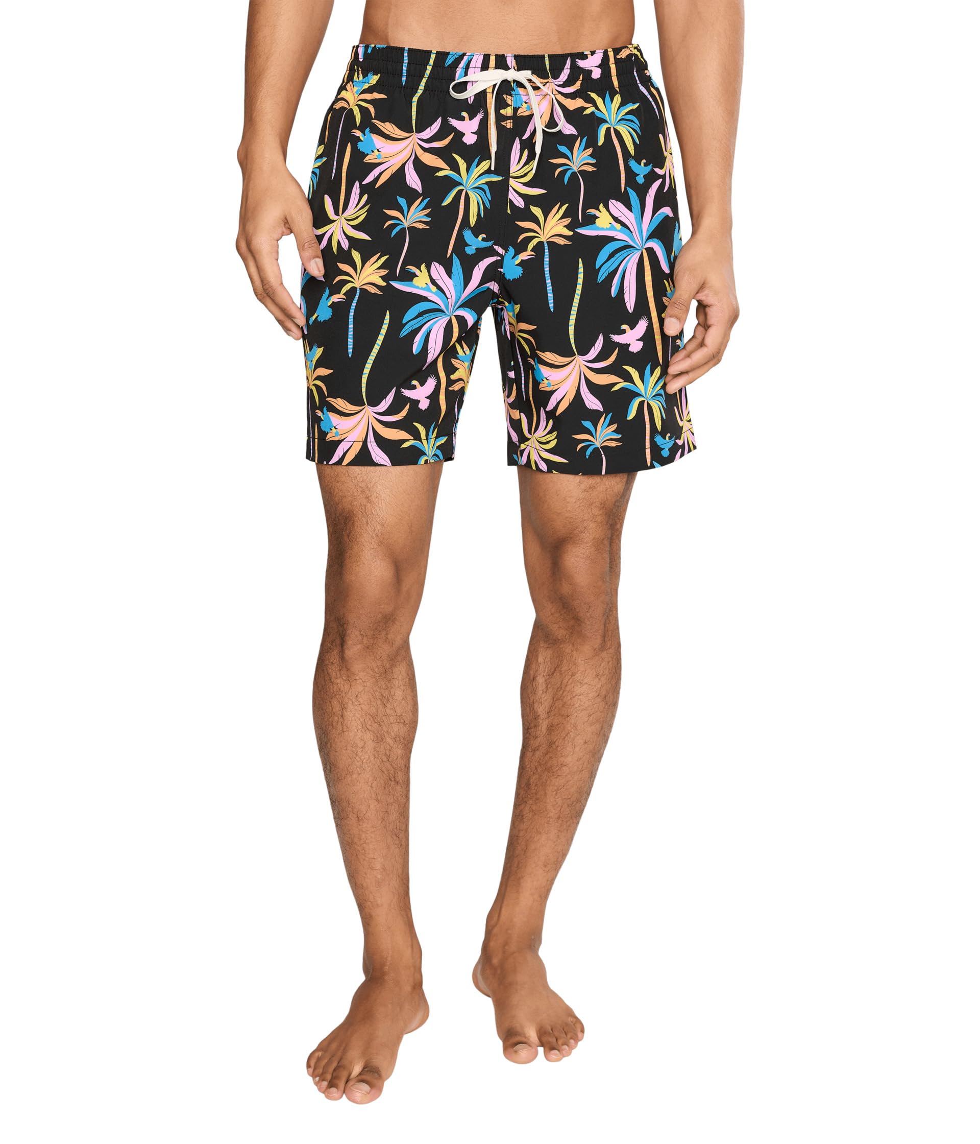 The Black Light Nights 7" (Classic Lined Swim Trunks)