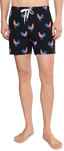 The Cockadoodle Doozies 5.5" (Classic Lined Swim Trunks)
