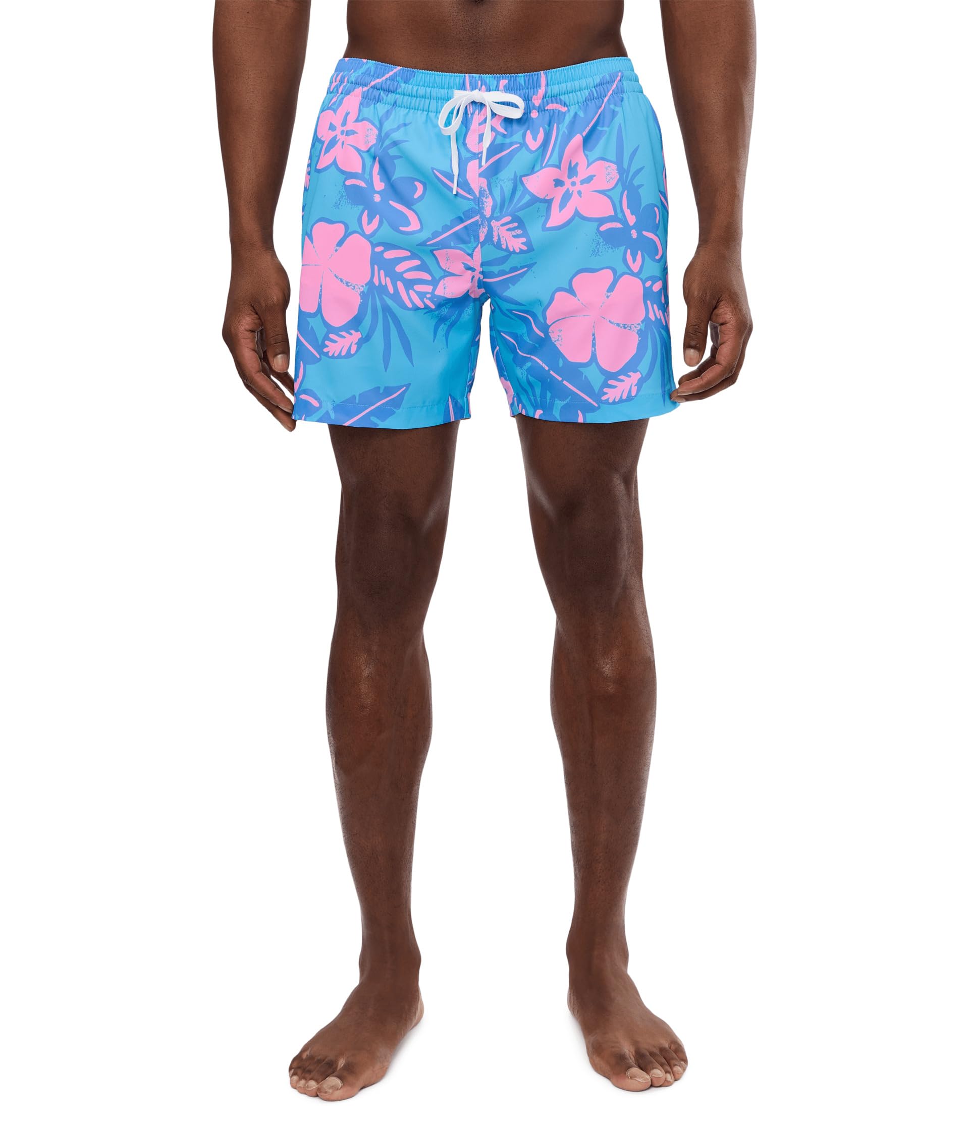 The Baja Breezies Blue 5.5" (Classic Lined Swim Trunks)