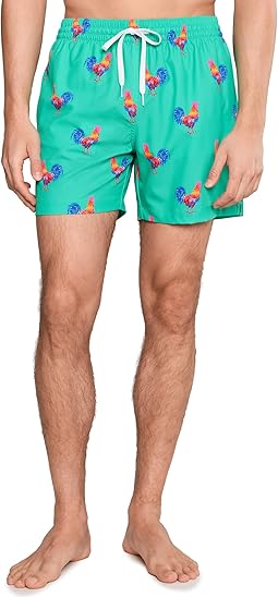 Chubbies The Cockadoodle Doozies Teal 5.5" Плавательные шорты с подкладкой