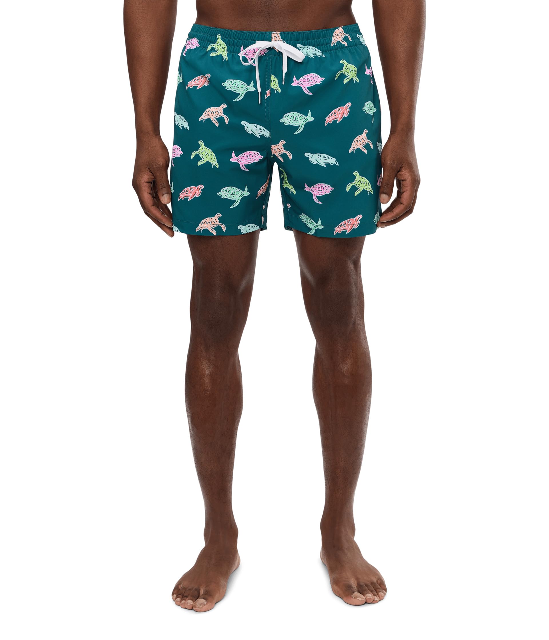 The Turtally Awesomes 5.5" (Classic Lined Swim Trunks)