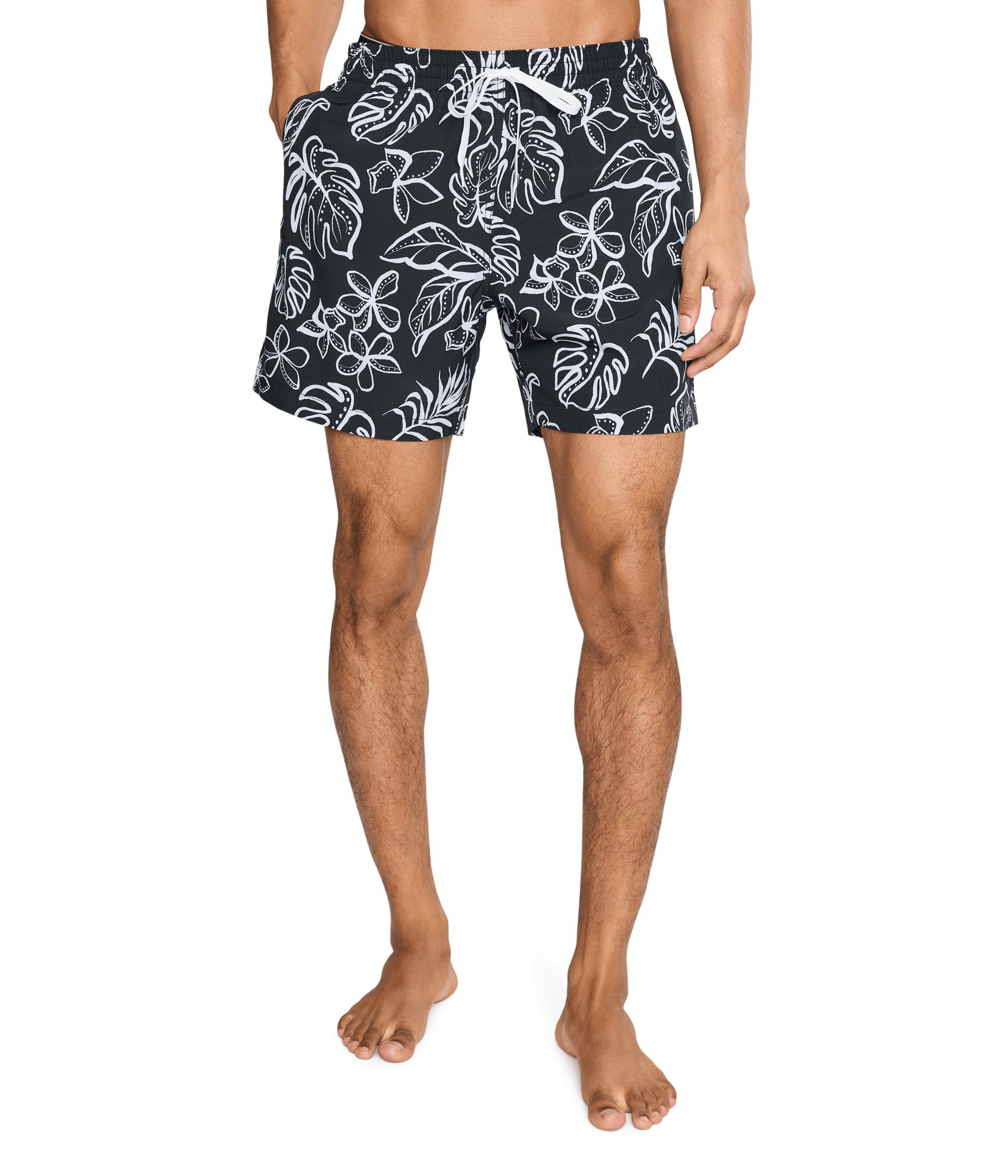 The Briefly In Paradise 5.5" (Classic Lined Swim Trunks)