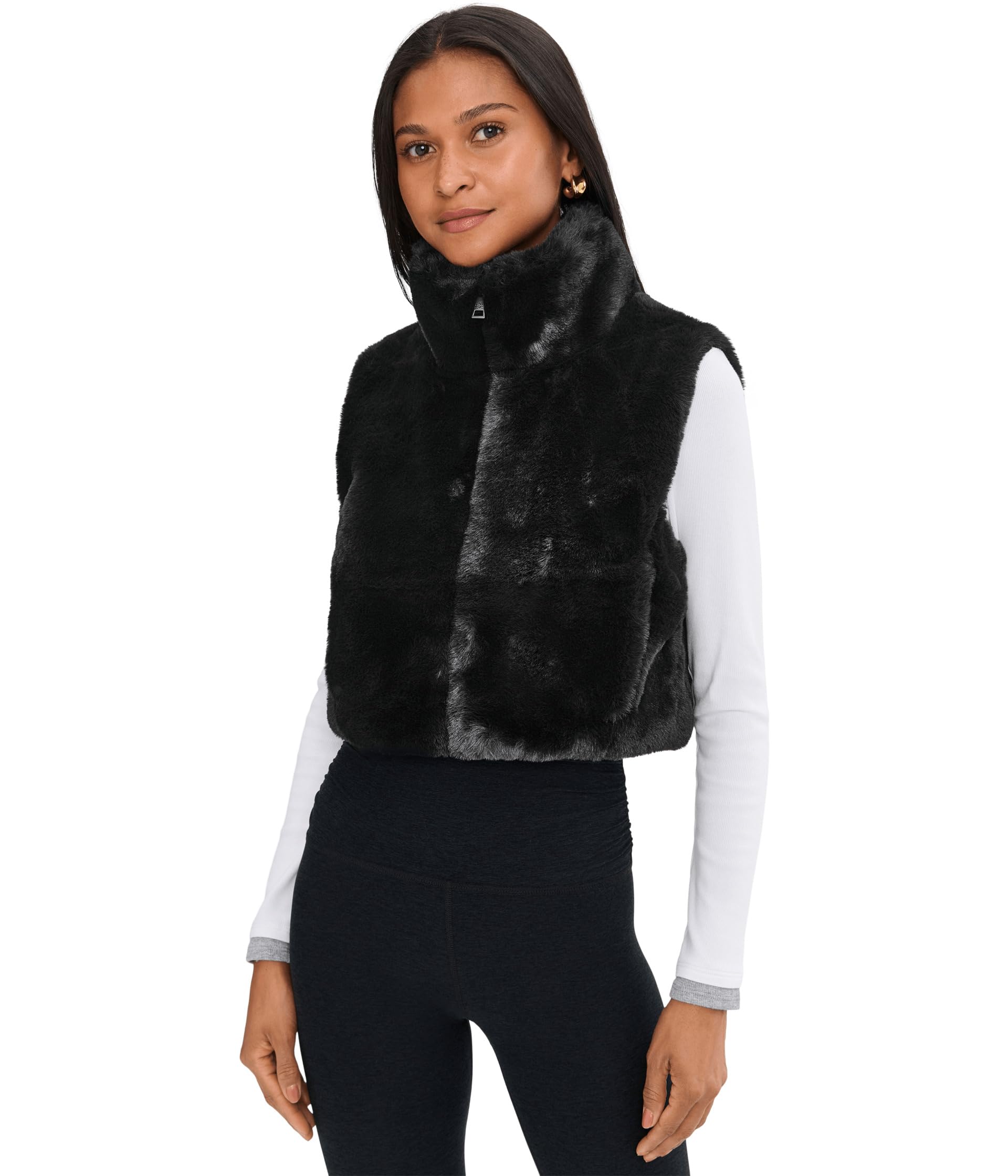 On The List Faux Fur Vest