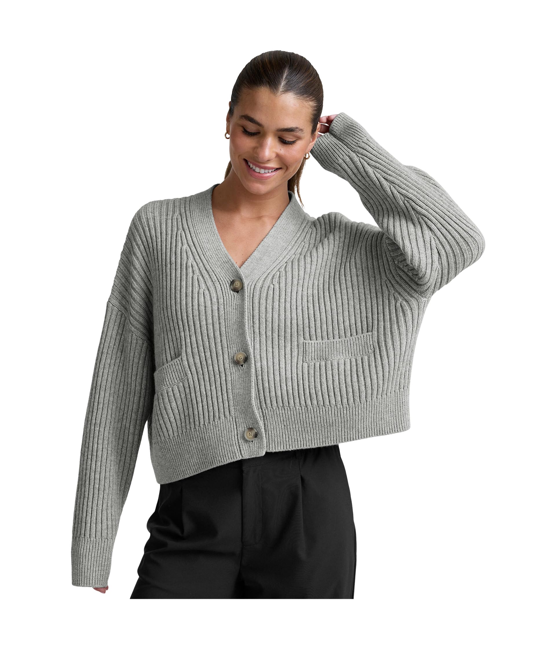 Soft Wool Blend Cardigan