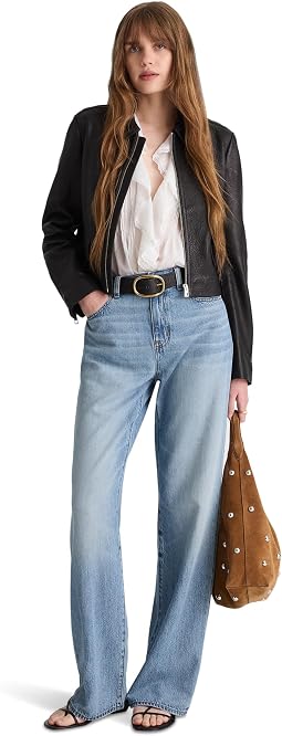 Madewell The Perfect Vintage Wide-Leg Jean в Airy Denim