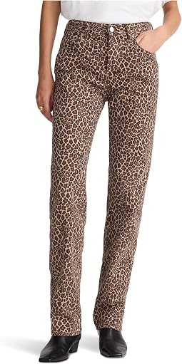 Женские джинсы Longline Straight Jean in Dark Mocha