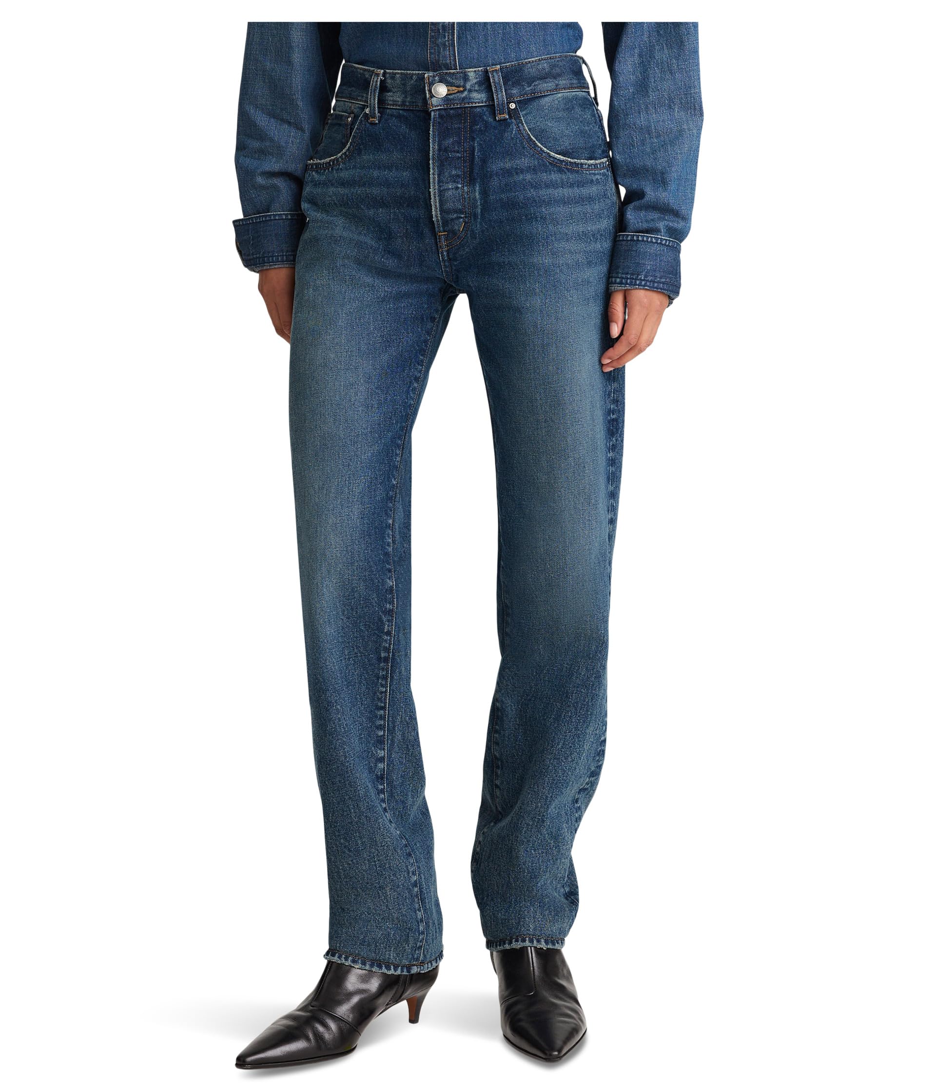 Dean Easy Straight Jean in Greendale Wash