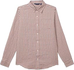 Janie and Jack Seersucker Plaid Woven топ (Детский)