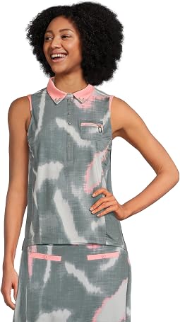 Batik Print Sleeveless Top