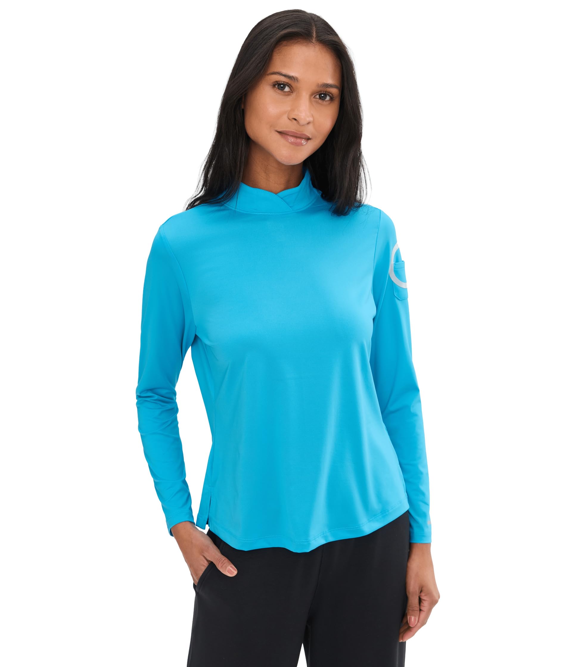 Sunsense Crossover Mock Neck Outer Layer Essential