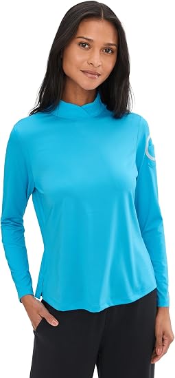Sunsense Crossover Mock Neck Outer Layer Essential