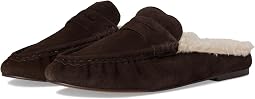 Chocolate Brown Suede Fur