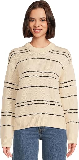 Женский свитер Vince Variegated Stripe Crew Neck