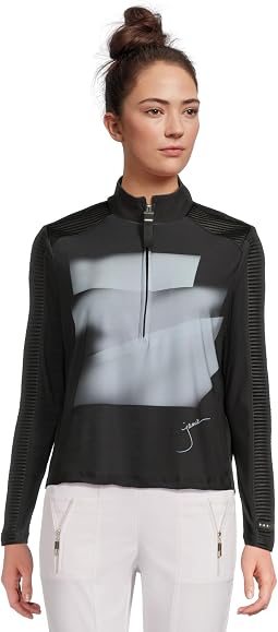 Jamie Sadock многослойный джемпер с молнией 1/4 Zip