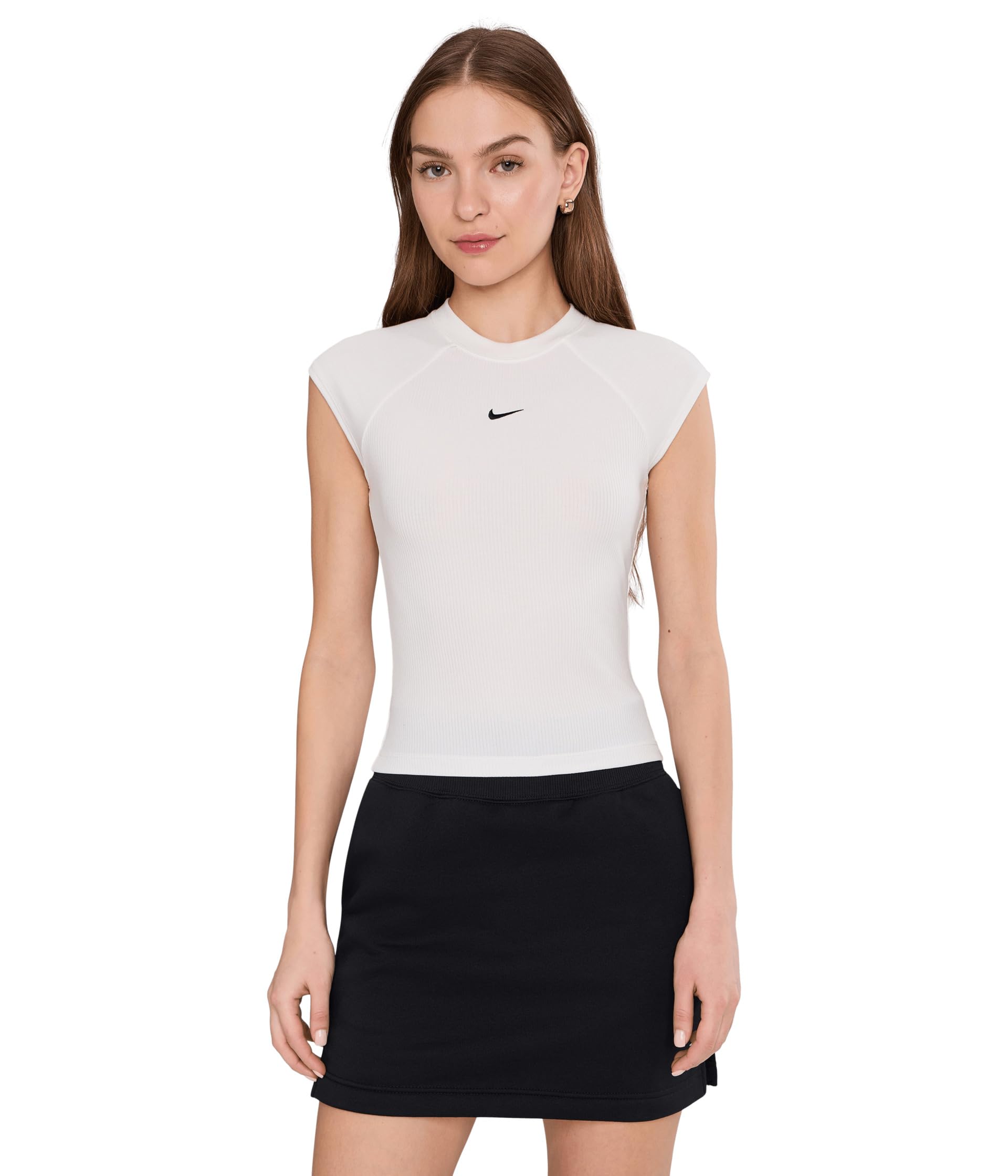 Трикотажный топ Nike Sportswear Chill Knit Rib Short Sleeve
