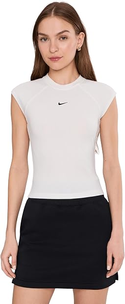 Трикотажный топ Nike Sportswear Chill Knit Rib Short Sleeve