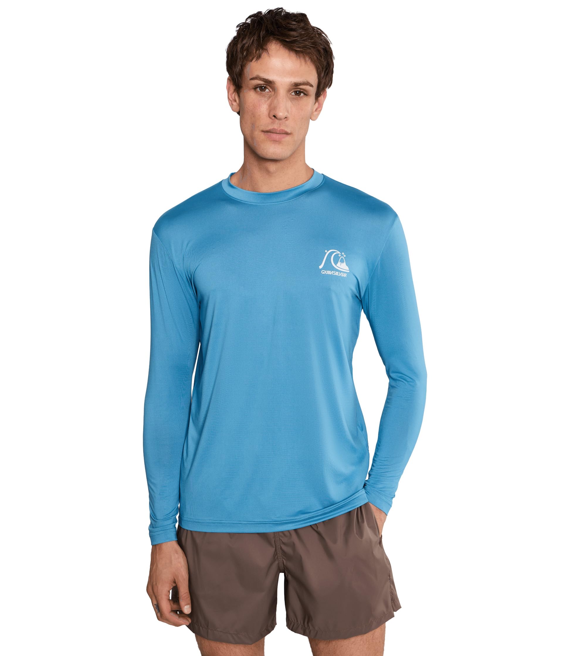 Quiksilver футболка для серфинга с длинным рукавом Dna Logo