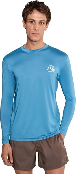 Quiksilver футболка для серфинга с длинным рукавом Dna Logo
