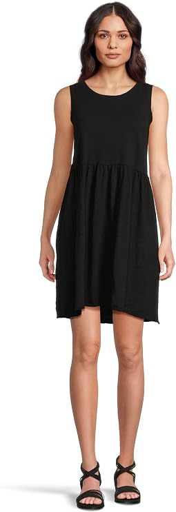 Drop Shirred Waist Tank Dress