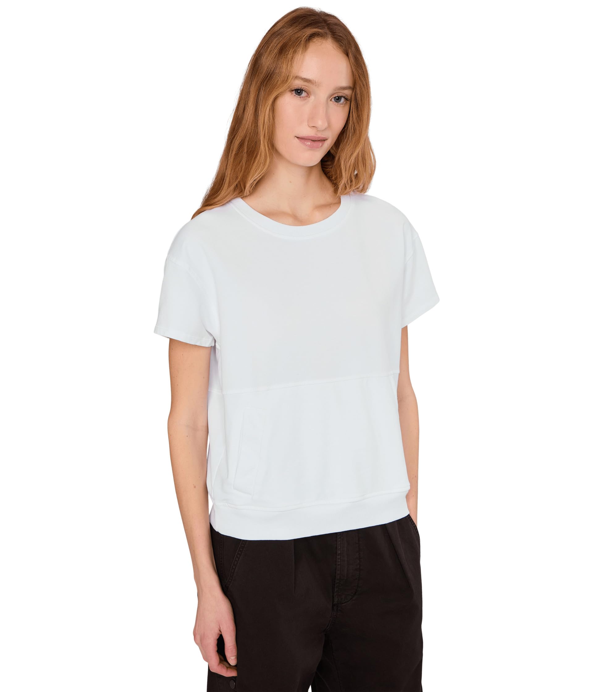Short Sleeve Boxy Oversized Sweatshirt