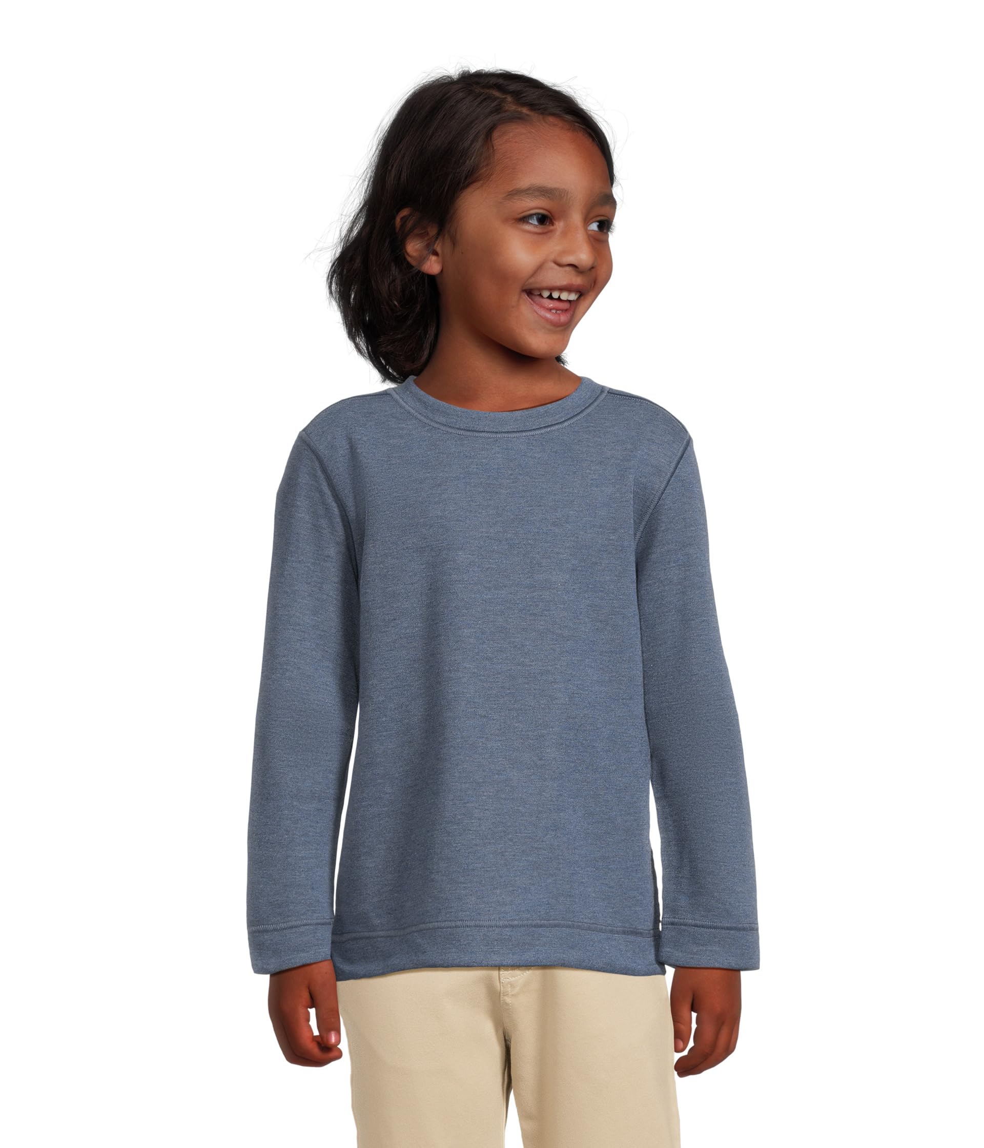 Reversible Solid Crew Neck (Big Kid)