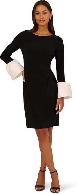 Short Dress With Cuff Detail