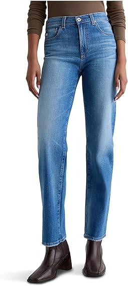 Джинсы AG Jeans Brinley Mid Rise Straight In 13 Years Allure