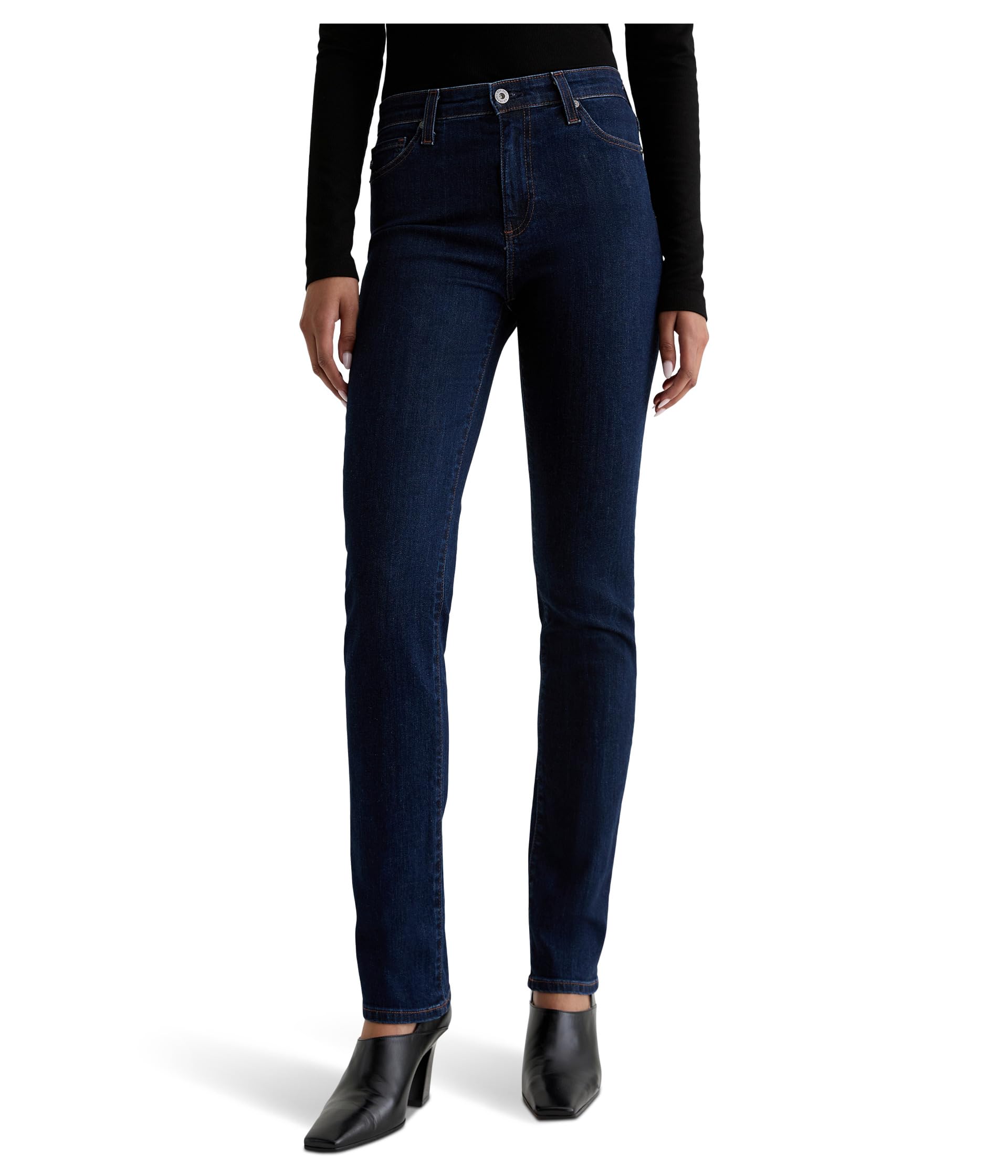 Mari Mid Rise Straight Extended In Modern Indigo