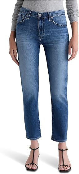 AG Jeans Брюки с высокой посадкой, свободный крой, узкие, модель Headline