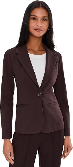 Super Stretch Ponte Fitted Blazer