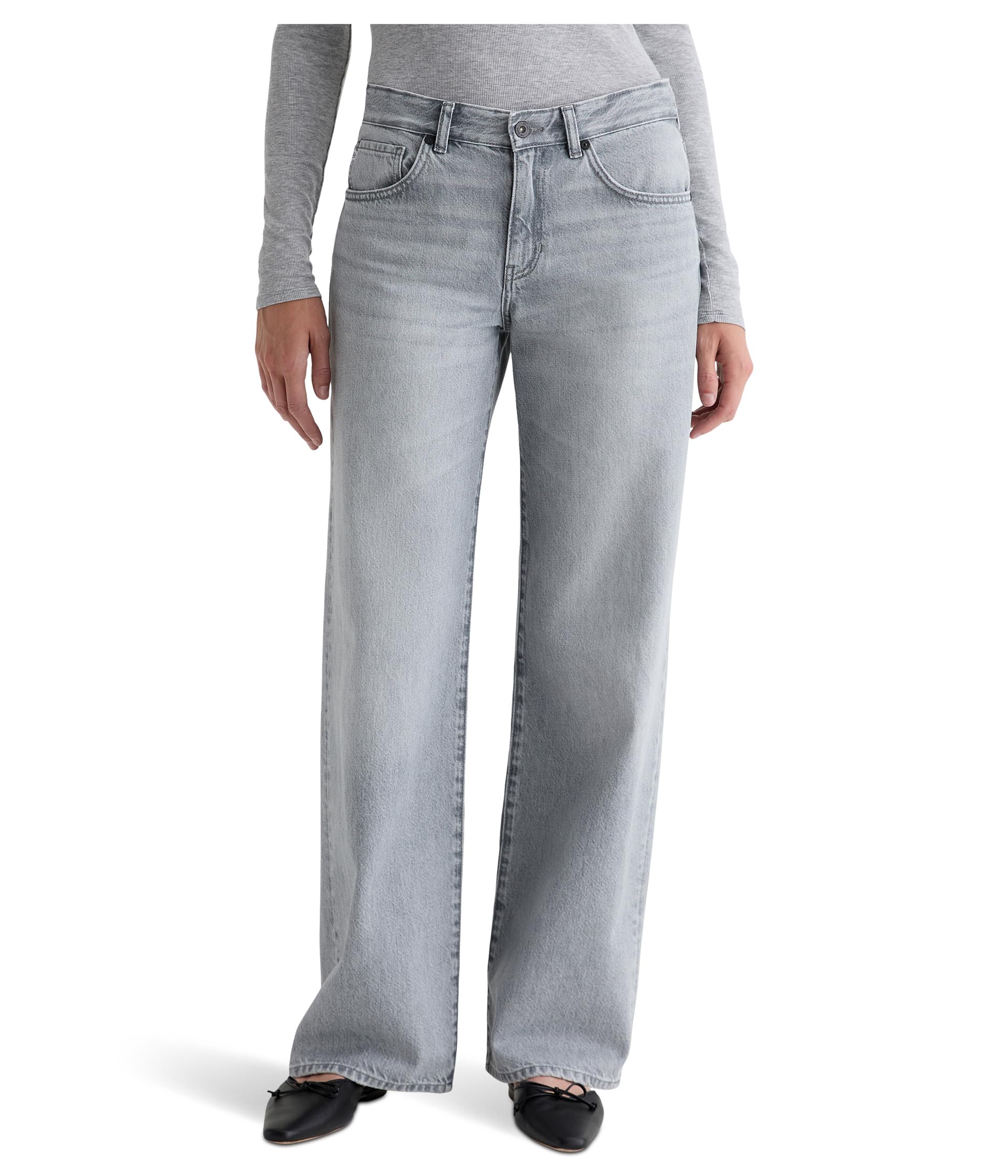 Adria Low Rise Baggy Wide Leg In Al Fresco