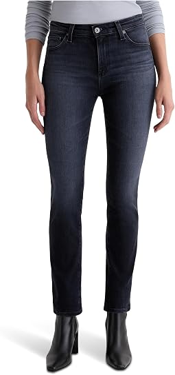 Женские узкие прямые джинсы Mari Mid Rise Slim Straight AG Jeans