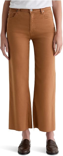AG Jeans Saige укороченные широкие брюки цвета Ginger