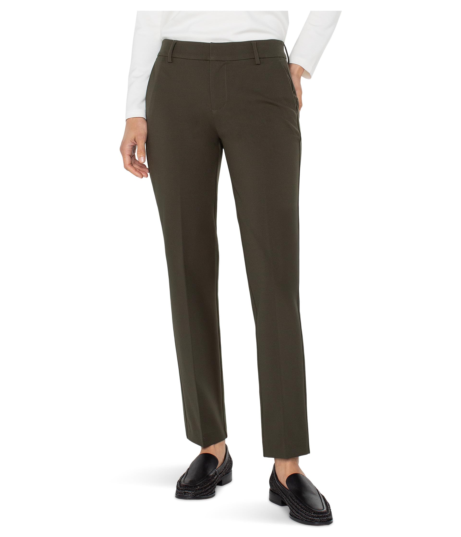 Petite Kelsey Mid-Rise Trousers