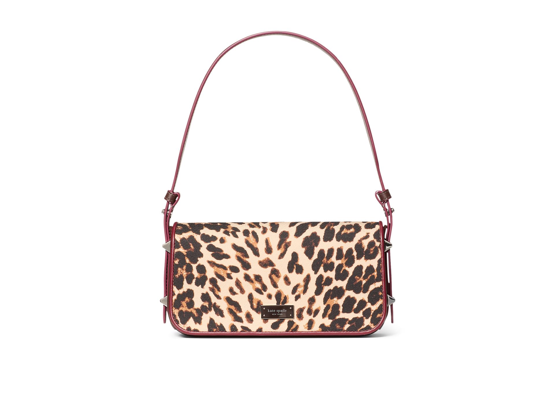 Liv Downtown Leopard Fabric Shoulder Bag