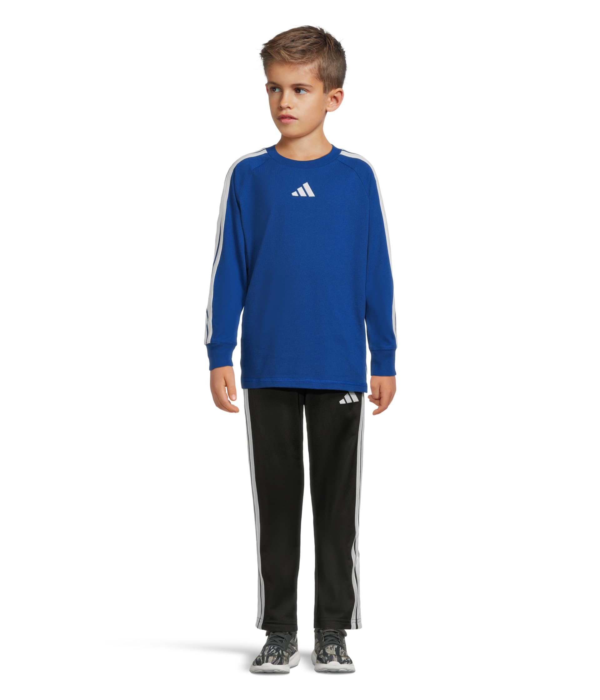 3S Raglan Cotton Tee & Pant Set (Toddler/Little Kid)