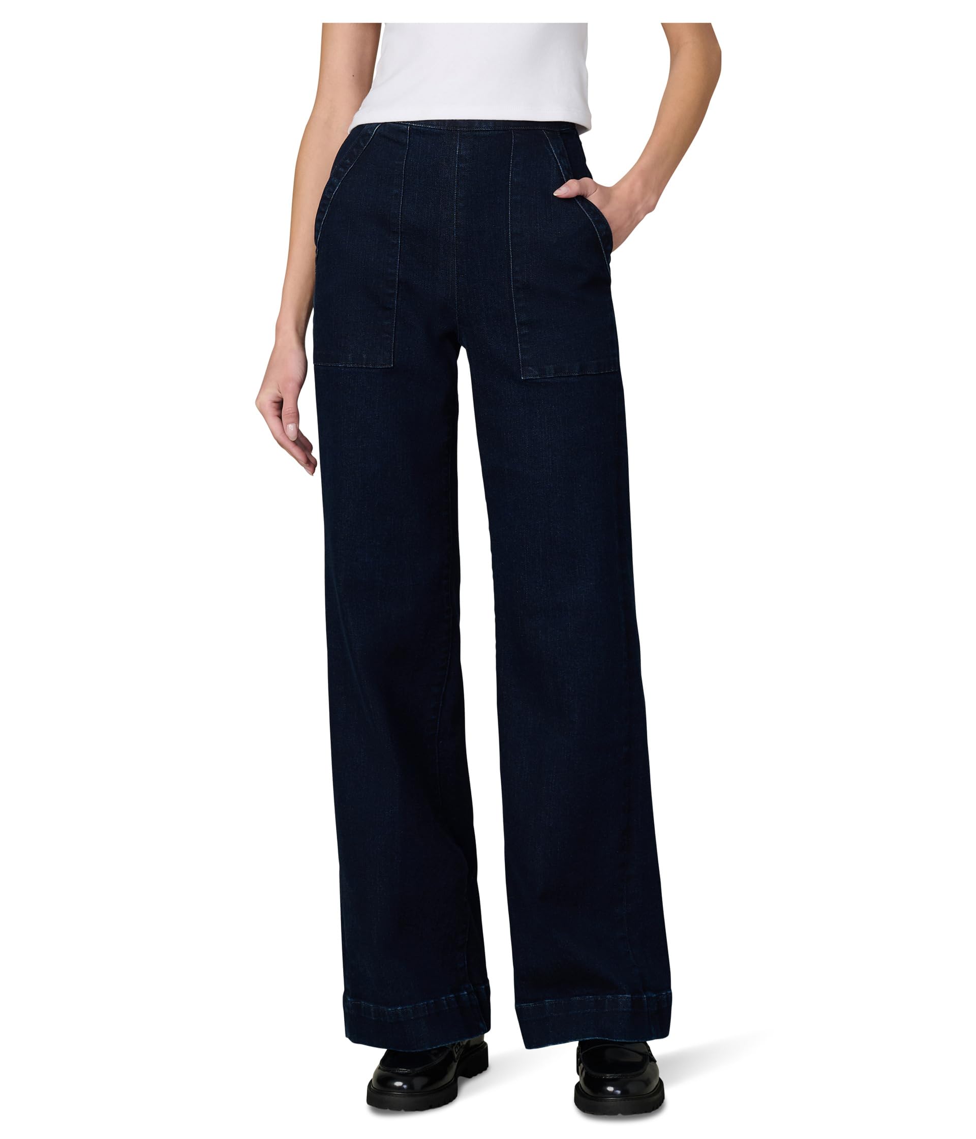 The Side Zip Wide Leg