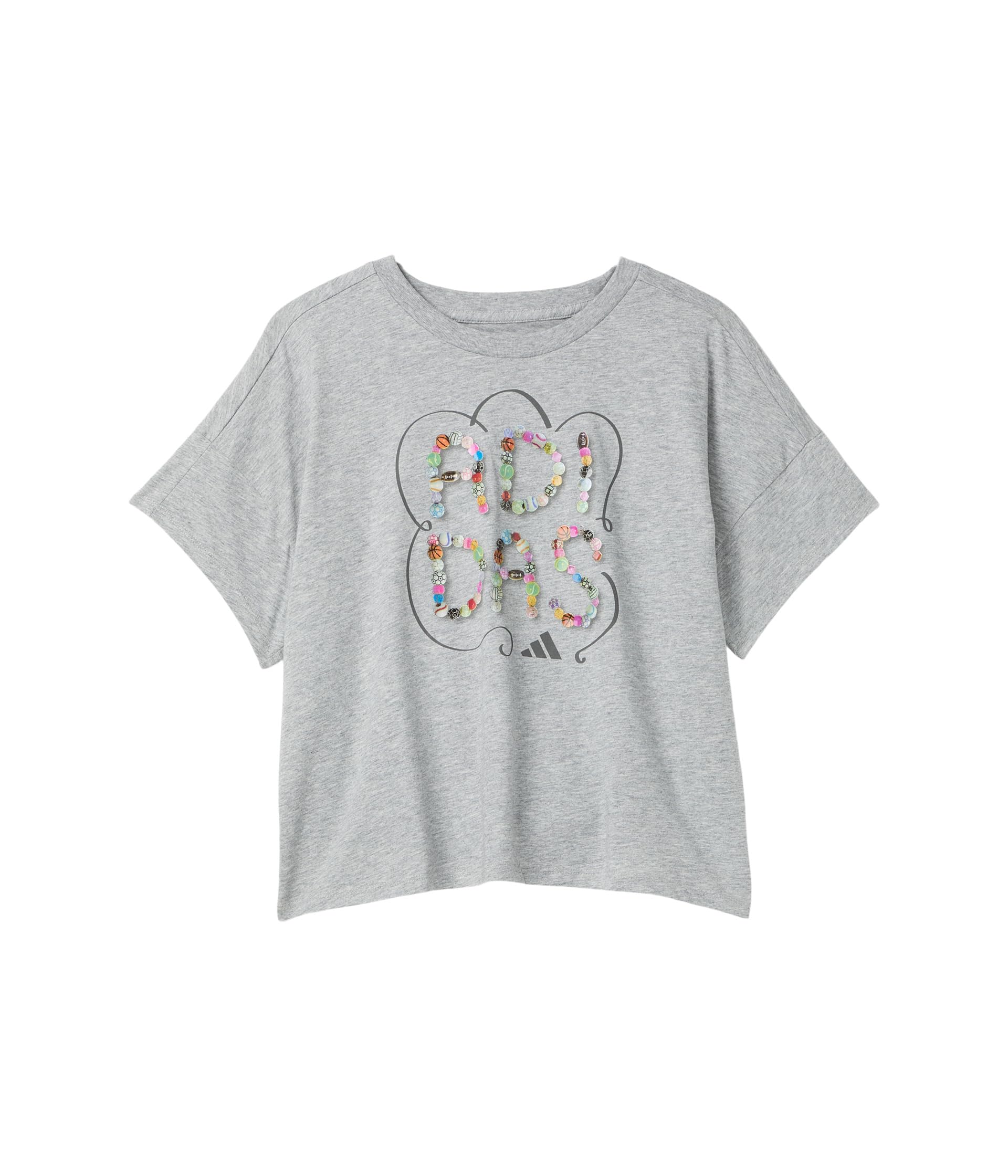 Drop Shoulder Heather Tee (Big Kid)